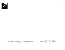 Tablet Screenshot of moenig-illustration.de